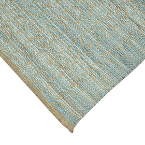 Zola Handwoven Jute Rayon Flatweave Area Rug Parquet Geometric for Coastal Rooms