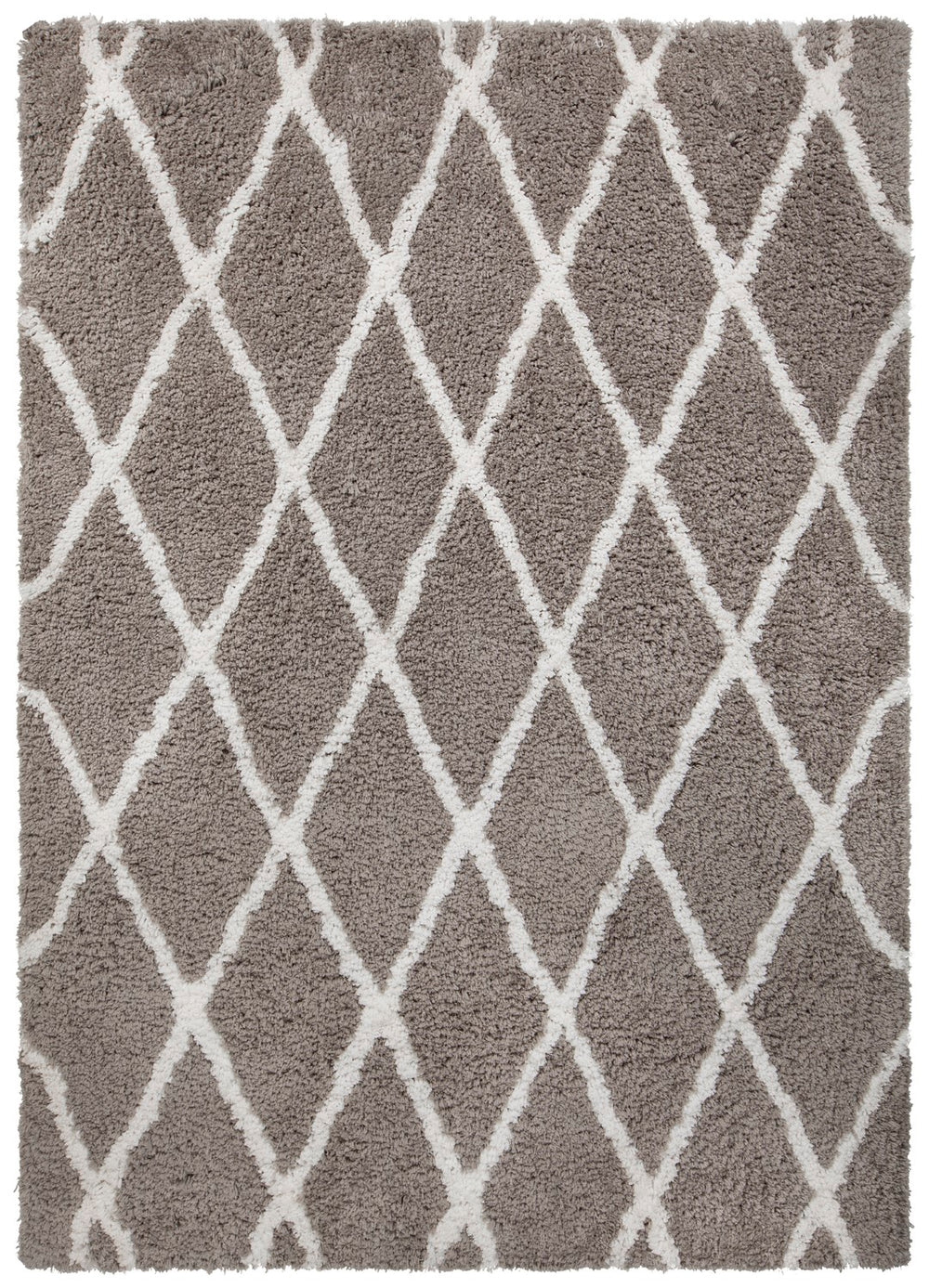 Chandra Rugs Hand-tufted Luxurious Contemporary Shag Rug – Plush, Stylish Design For Cozy Living Spaces! Grey,White Polyester Zoy45801-576