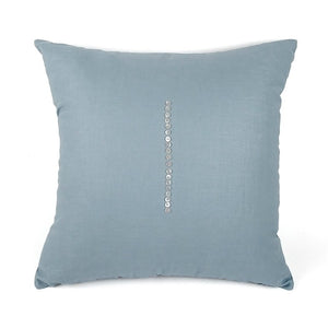 Zentique 20x20 Sky Blue Linen Square Pillow Cover — Premium South Korea Craft, Durable Breathable Fabric for Decor (94) ZP001 20x20 Sky Blue