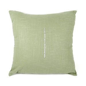 Zentique 20x20 Soft Green Linen Pillow Cover — Breathable 20x20 Accent Case, Hidden Zipper, Machine Washable, Korea-crafted ZP001 20x20 Soft Green