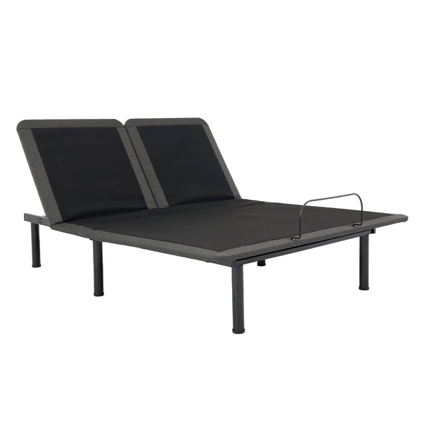 Legends Furniture Bridgevine Home Queen Size Flex Head Quick Assembly Adjustable Bed Frame With Voice Activated Controls Black  Zrem-adjta-fq