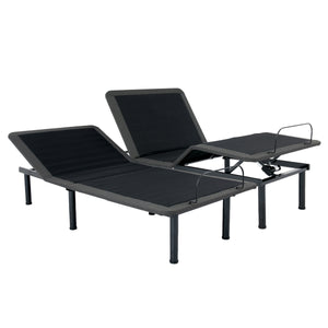 Legends Furniture Bridgevine Home King Size Quick Assembly Adjustable Bed Frame With Voice Activated Controls Black  Zrem-adjta-kgg