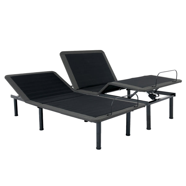 Legends Furniture Bridgevine Home King Size Quick Assembly Adjustable Bed Frame With Voice Activated Controls Black  Zrem-adjta-kgg