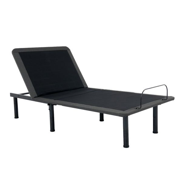 Legends Furniture Bridgevine Home Twin Xl Size Quick Assembly Adjustable Bed Frame With Voice Activated Controls Black  Zrem-adjta-tx