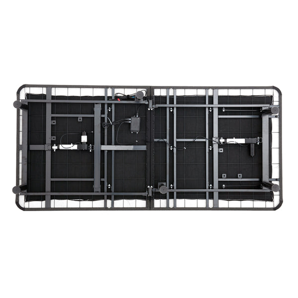 Legends Furniture Bridgevine Home Twin Xl Size Quick Assembly Adjustable Bed Frame With Voice Activated Controls Black  Zrem-adjta-tx