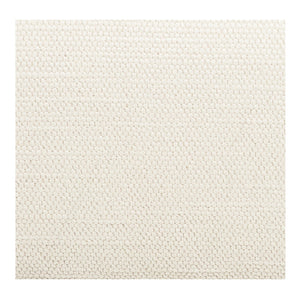 Moe's Home Estelle Sofa - Vintage-inspired, Eco-friendly Comfort With Plush Dacron & Feather Fill Upholstery White Upholstery, 98% Polyester,2% Linen,Plywood Frame Zt-1042-05