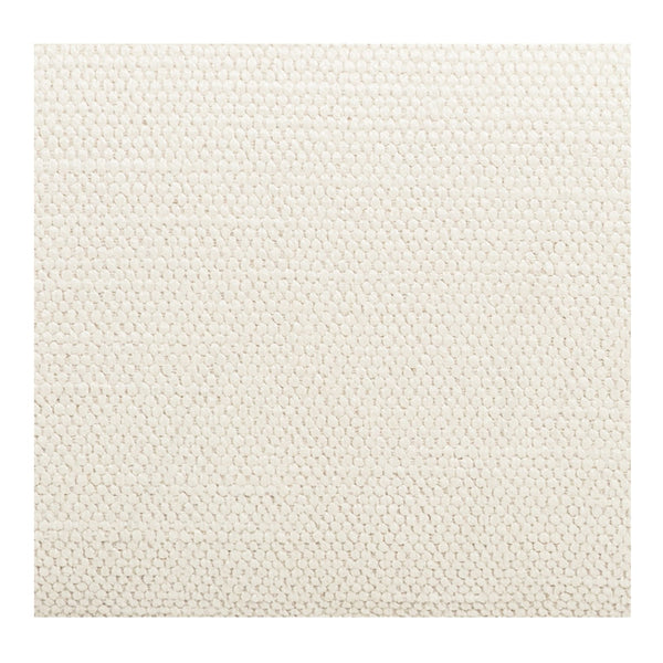 Moe's Home Estelle Sofa - Vintage-inspired, Eco-friendly Comfort With Plush Dacron & Feather Fill Upholstery White Upholstery, 98% Polyester,2% Linen,Plywood Frame Zt-1042-05