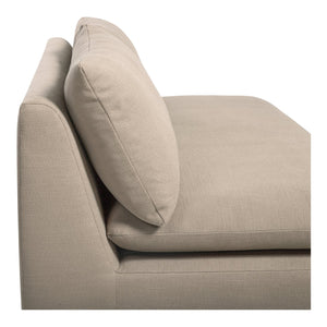 Moe's Home Estelle Sofa - Vintage-inspired, Eco-friendly Comfort With Plush Dacron & Feather Fill Upholstery Brown Upholstery, 98% Polyester,2% Linen,Plywood Frame Zt-1042-40