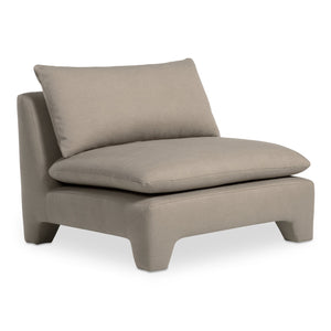 Moe's Home Estelle Lounge Chair - Vintage-inspired Comfort With Eco-friendly Upholstery For Modern Spaces Brown Upholstery, 98% Polyester,2% Linen,Plywood Frame Zt-1043-40