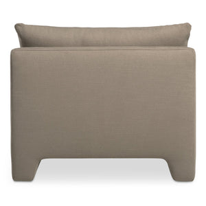 Moe's Home Estelle Lounge Chair - Vintage-inspired Comfort With Eco-friendly Upholstery For Modern Spaces Brown Upholstery, 98% Polyester,2% Linen,Plywood Frame Zt-1043-40