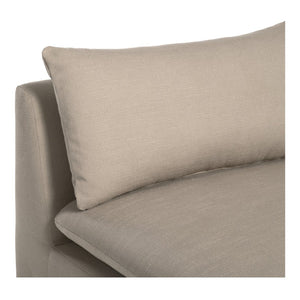 Moe's Home Estelle Lounge Chair - Vintage-inspired Comfort With Eco-friendly Upholstery For Modern Spaces Brown Upholstery, 98% Polyester,2% Linen,Plywood Frame Zt-1043-40