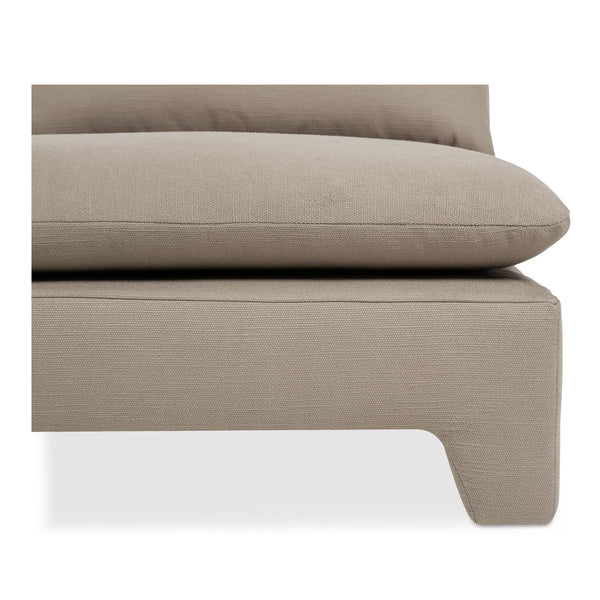 Moe's Home Estelle Lounge Chair - Vintage-inspired Comfort With Eco-friendly Upholstery For Modern Spaces Brown Upholstery, 98% Polyester,2% Linen,Plywood Frame Zt-1043-40