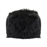 Tibetan Black Lamb Fur Pouf 100% lamb fur/black ZTLFP-black Zentique