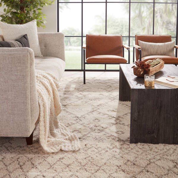 Jaipur Living Jaipur Living Zola Hand-spun Wool Lattice Rug Moroccan Geometric for Rooms RUG152470