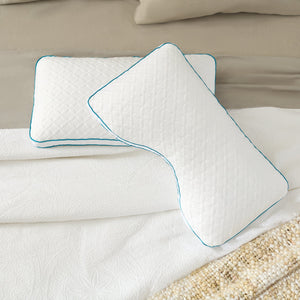 Malouf Flexfill™ Pillow - Shredded Memory Foam With Cooling Cover For Ultimate Sleep Comfort And Support White White Zzqqpehfsd