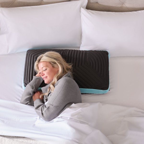 Malouf Ice Cloud ™ Pillow With Omniphase ™ Cooling Technology For Unmatched Comfort And Sleep Quality   Zzkklpicgf