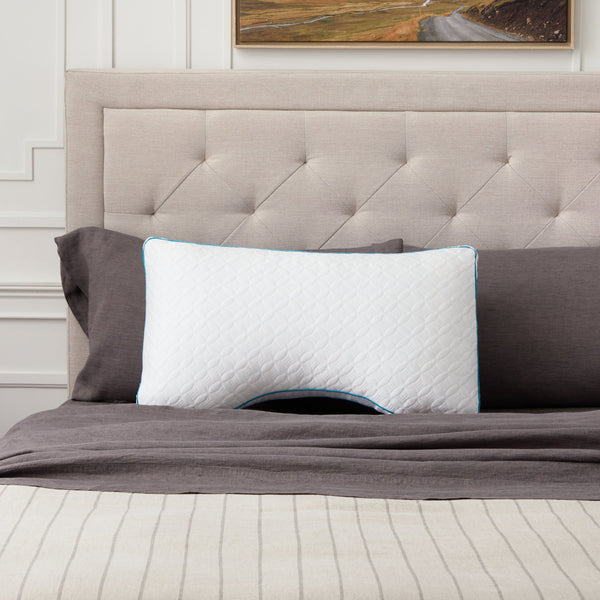 Malouf Flexfill™ Pillow - Shredded Memory Foam With Cooling Cover For Ultimate Sleep Comfort And Support White White Zzqqpehfsd