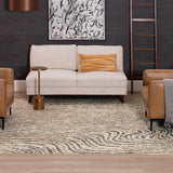 Rendition by Stacy Garcia Home Zeus Machine Woven Triexta Geometric/Abstract Modern/Contemporary Area Rug