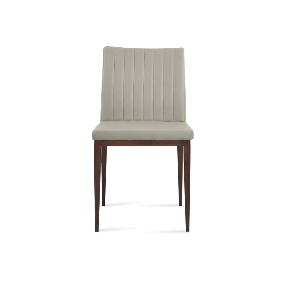 Soho Concept Zeyno Mw Dining Chair - Sturdy Leatherette Seat With 2-year Guarantee, Perfect For Home & Office Black  Soho-concept-dining-chair-06491