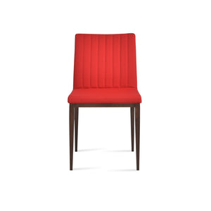Soho Concept Zeyno Mw Dining Chair - Luxurious Boucle, Velvet, Nubuck Fabrics With 10-year Guarantee & Style Walnut,Red  Soho-concept-dining-chair-06485