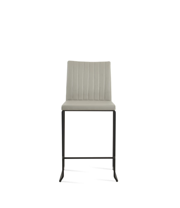 Soho Concept Zeyno Stackable Wire Barstools & Counterstools - Stylish Leatherette Finish With 2-year Guarantee Black,Light Grey  Soho-concept-dining-chair-07326