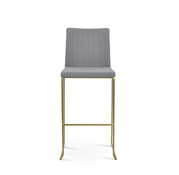 Soho Concept Zeyno Wire Barstools & Counterstools - Stylish Stackable Design With 2-year Guarantee & Options! Brass,Grey  Soho-concept-dining-chair-07331