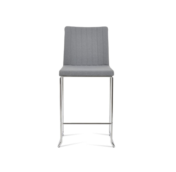 Soho Concept Zeyno Wire Barstools & Counterstools - Stylish Stackable Design With 2-year Guarantee & Options! Chrome,Grey  Soho-concept-dining-chair-07336