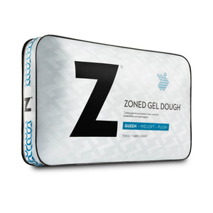 Malouf Zoned Gel Dough® Pillow - Ultimate Comfort With Cooling Gel And Breathable Zones Technology™ For Sleep   Zzqqhpzg