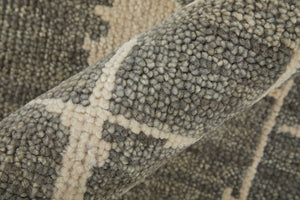 Feizy Rugs Sutton Hand Knotted Wool Rug - Exquisite Abstract Design For Modern And Transitional Interiors Taupe,Ivory Wool T05t6003pewgrnp00