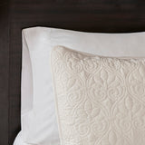 Madison Park Quebec Transitional Reversible Quilt Set MP13-150 Cream