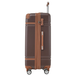 English Elm Hardshell 3 Piece Abs Luggage Set with Tsa Lock Spinner Wheels and Cosmetic Case N732P171585O