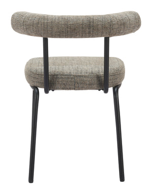 Kede Dining Chair - Set of 2 Green Tweed 110098 Zuo Modern