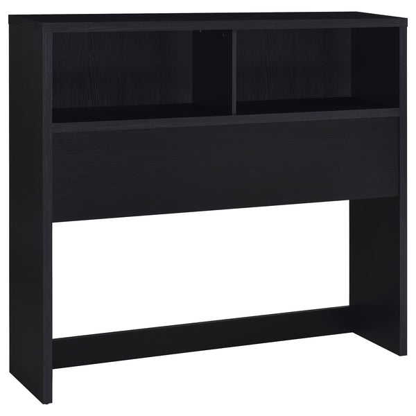 English Elm Geary Full Bedroom Set with Bookcase Headboard Usb Charging Nightstands Matte Finish Black B062S01693