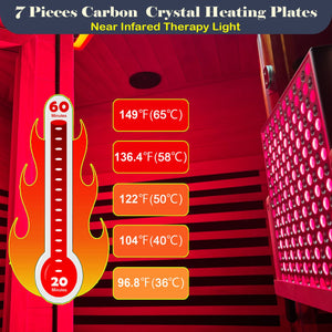 English Elm Far Infrared Corner Sauna for Two Okoume Wood Low Emf Red Light Therapy Home Spa W3973S00012
