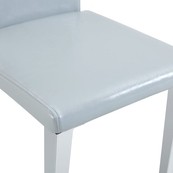 English Elm Four Pu Leather Dining Chairs with Metal Legs Modern Minimalist Set for Stylish Homes W1151P383507