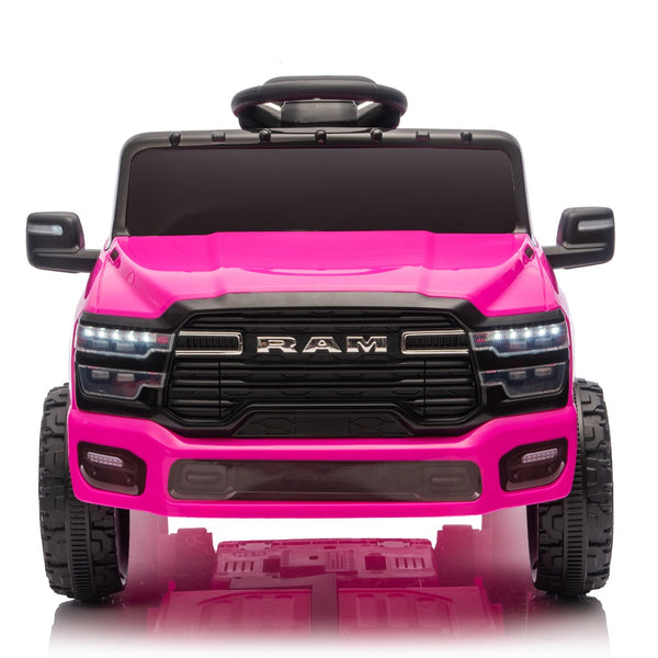 English Elm Licensed Dodge Ram 3500 12v Kids Ride on Truck with Parental Remote and Rear Suspension W1578P346251