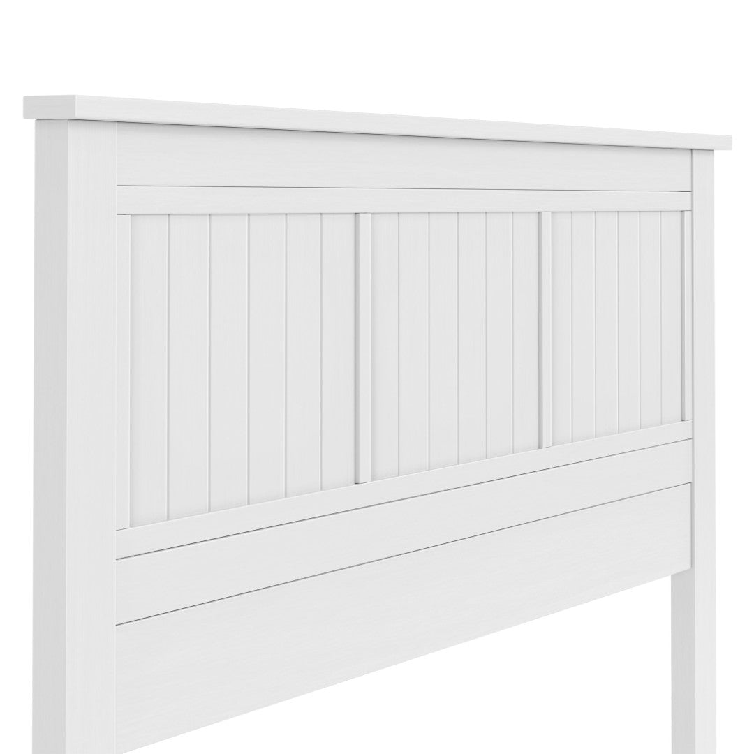 English Elm Wilton Window Pane Wood Panel Headboard