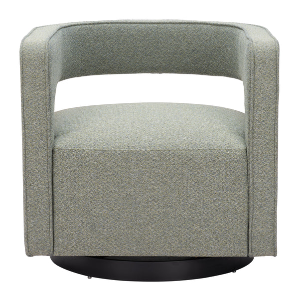 Turku Swivel Chair Sage Green 110013 Zuo Modern