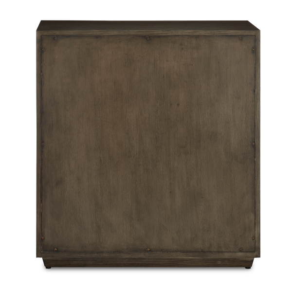 Kendall Dove Gray Chest – Contemporary Oak Design with Polished Brass Accents & Soft-Close Drawers