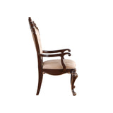 English Elm Toyen Brown Dining Chair With Button-Tufted Backs (Set Of 2)