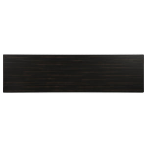 English Elm Castleton 70 Inch Farmhouse Media Console Pine Wood with Six Storage Compartments B062P451647