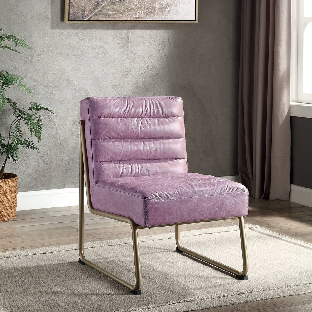 English Elm Wisteria Modern Accent Chair with Durable Wisteria Fabric, Eucalyptus Wood Legs, Sleek Metal Trim (38") B062P209156