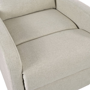 English Elm Christopher Knight Home® - Modern Recliner Plush Manual Recliner Chair with Ergonomic Support, 3-Position Backrest, Durable Fabric Comfort Wheat N763P256491A