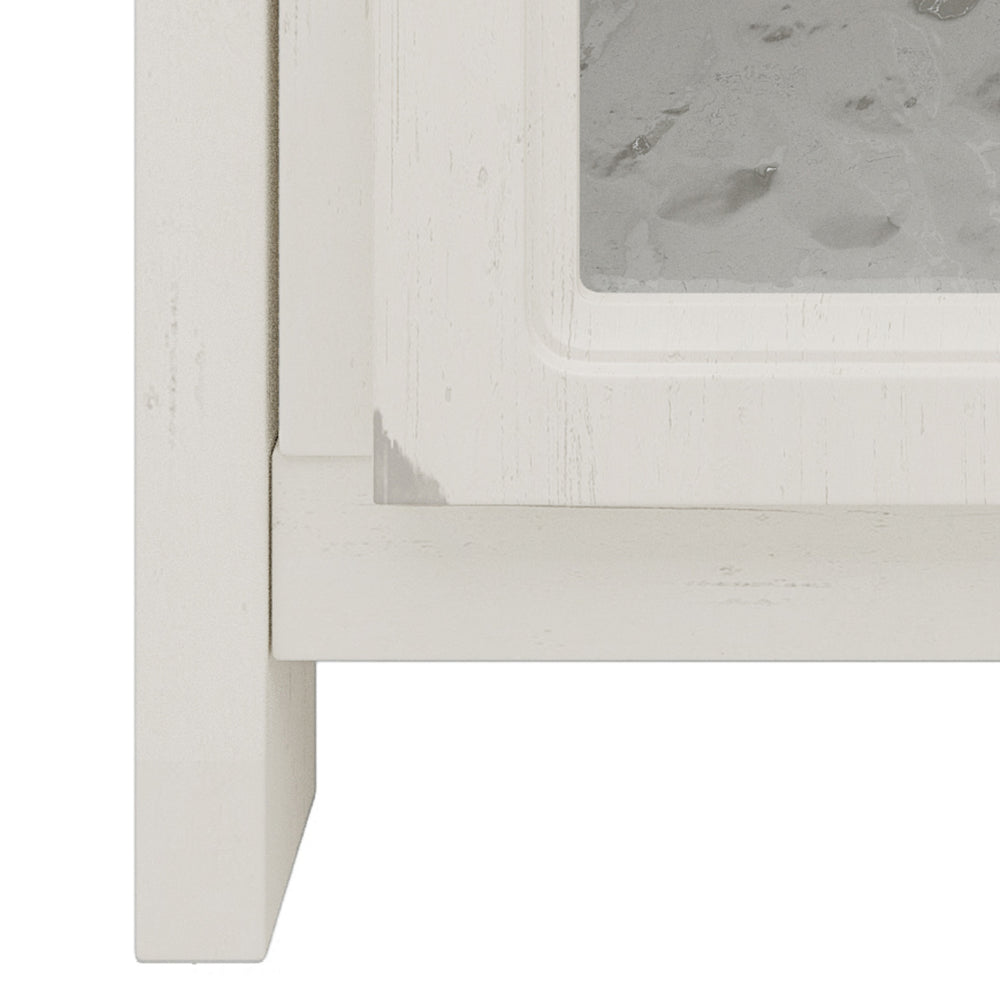 English Elm Christopher Knight Home® - 30 Inches Vintage Rustic Bathroom Vanity With Ceramic Sink, Soft-Close Doors & Antique Bronze Pulls N817P299512W
