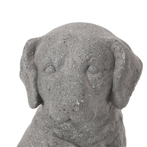 English Elm Christopher Knight Home® - MGO Puppy Garden Statue Stone Gray – Durable Cast Stone Magnesium Oxide, Weatherproof 15.25"H Charm 70877.00