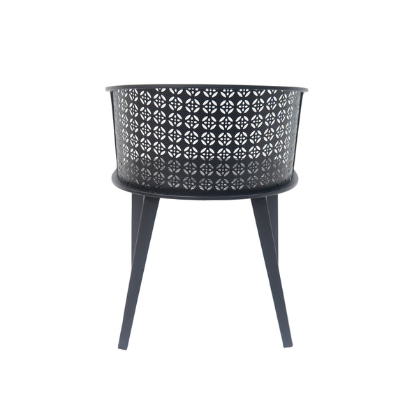 English Elm Christopher Knight Home® - Milan Outdoor Dining Chair Set of 2 — Rust-Resistant Iron Patio Chairs with Durable Weatherproof Design Black N775P229940B