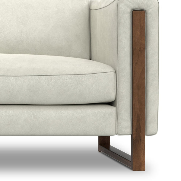 English Elm Richard 83-Inch Eco-Conscious Sofa: Luxurious Semi-Aniline Leather, Spacious Comfort & Easy Care B136P364300-GIGA