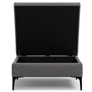 English Elm Rebecca Stylish Storage Ottoman With Lift-Up Lid – Modern Coffee Table & Extra Seating Solution B136P252694-GIGA