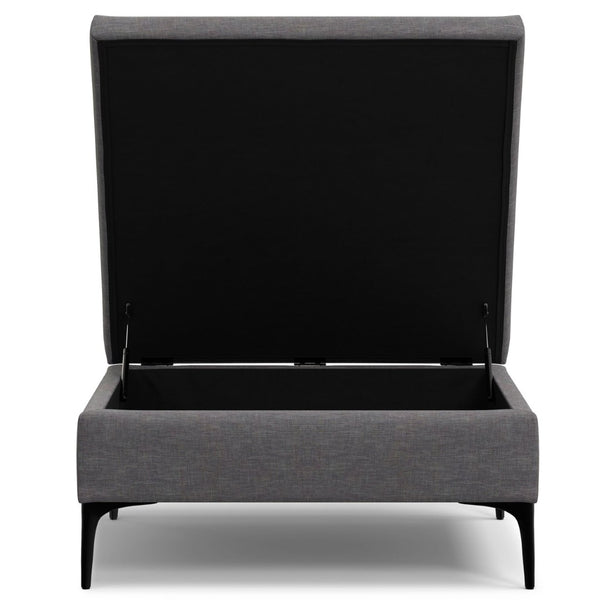 English Elm Rebecca Stylish Storage Ottoman With Lift-Up Lid – Modern Coffee Table & Extra Seating Solution B136P252694-GIGA