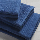 510 Design Big Bundle Casual 100% Cotton Quick Dry 12 Piece Bath Towel Set 5DS73-0202 Indigo